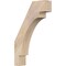Ekena Millwork 3 1/2"W x 14"D x 22"H Merced Smooth Knee Brace, Douglas Fir BRC04X14X22MRC00SDF - alternate 1